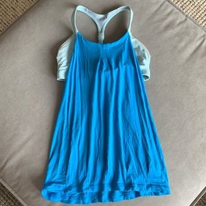 Lululemon tank top with attached sports bra